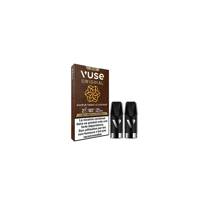 Capsules Vuse Ultra Tabac Classique - Vuse
