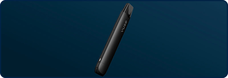 La batterie Vuse Pro One vue de côt&eacute; avec son bouton de verrouillage