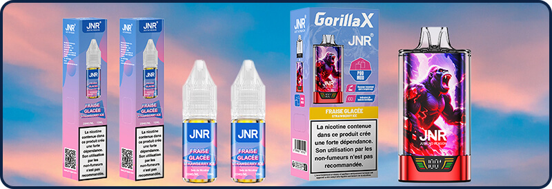 Le pack complet Gorilla X JNR offrant 43K bouffées
