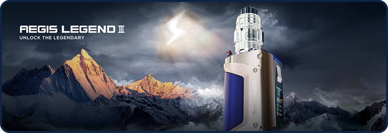 L'Aegis Legend 3 dans son coloris Golden Blue