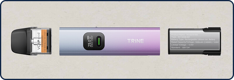 Le système 3 en 1 de la Trine Pod d'Innokin