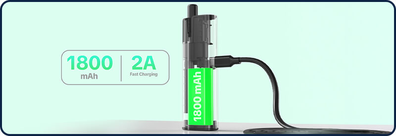 Vilter Max Aspire - Autonomie 1800mAh XXL Vilter Max Aspire - Autonomie 1800mAh XXL