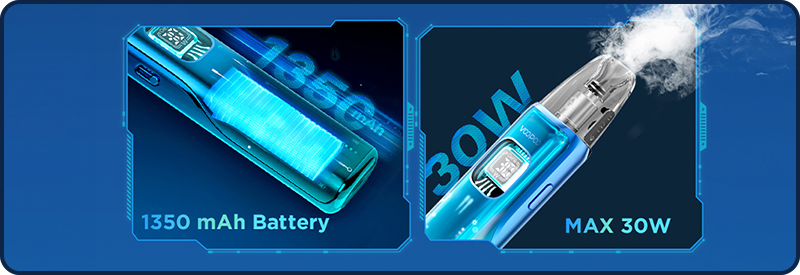 Kit Argus Matrix batterie intégrée de 1350 mAh, une autonomie de plusieurs jours.